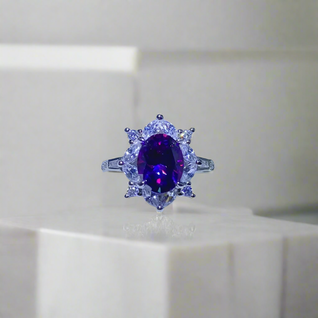 Celestia™ – 2-Carat Silver Ring