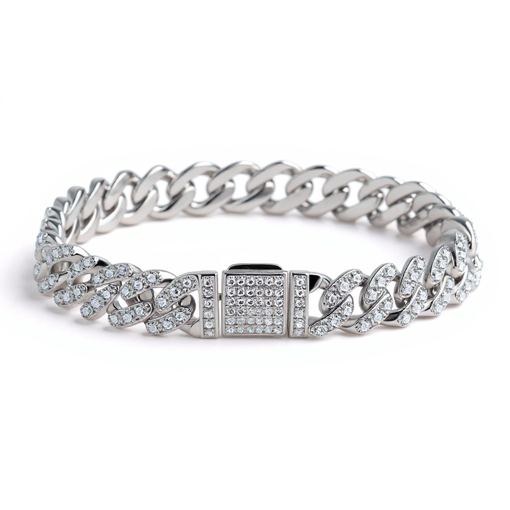 Solara™ Moissanite Sterling Silver Bracelet