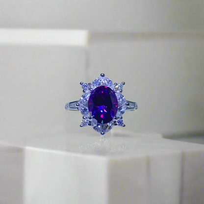 Celestia™ – 2-Carat Silver Ring