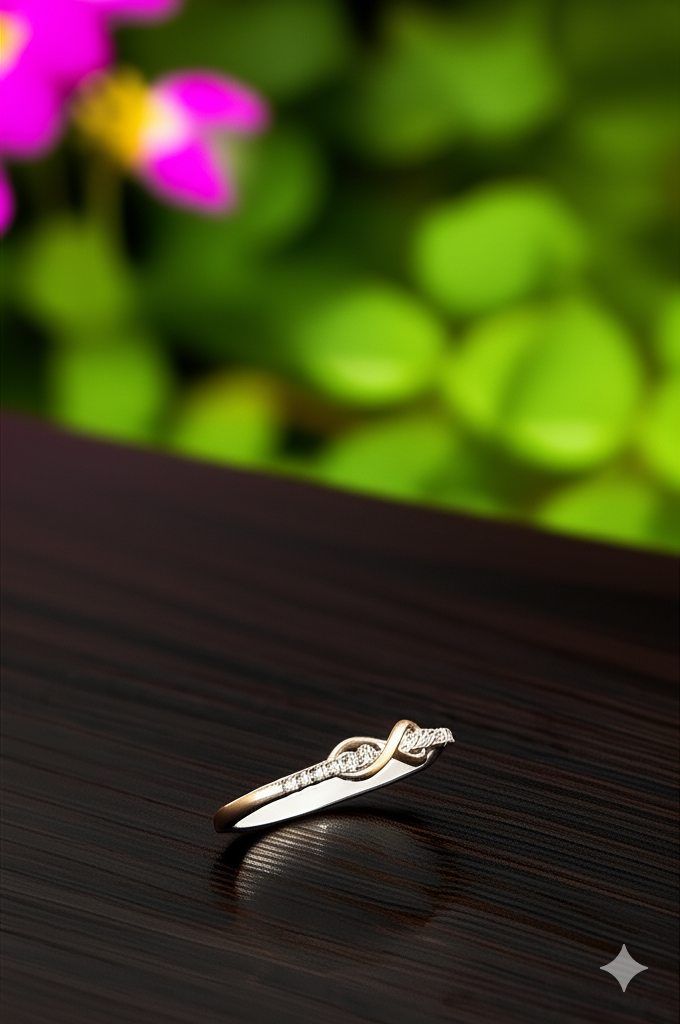 Elegant Infinity Design Ring