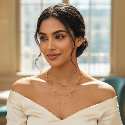 Golden Grace Triple-Layer Necklace