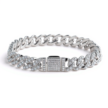 Solara™ Moissanite Sterling Silver Bracelet