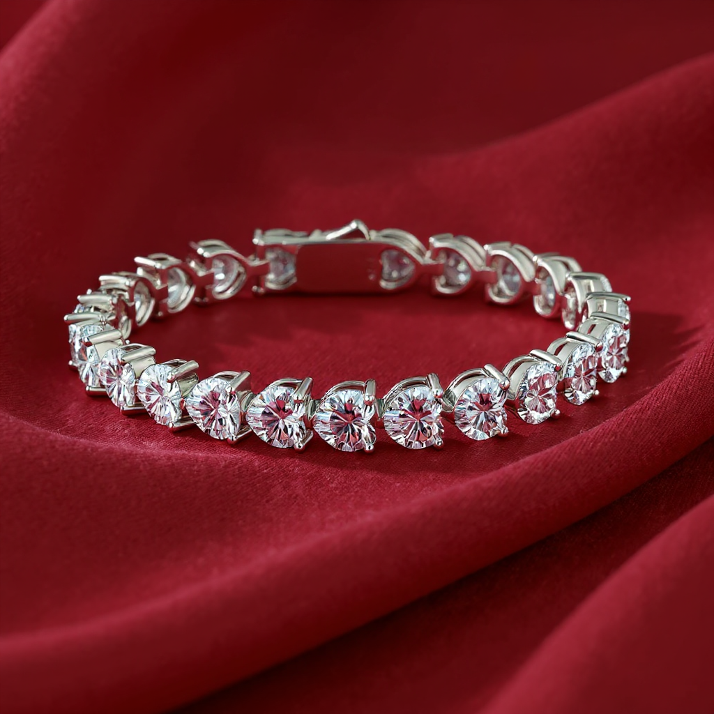 Heartisse™ – Timeless Moissanite Bracelet