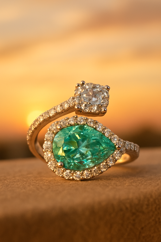 LuxeCert™ Moissanite Ring