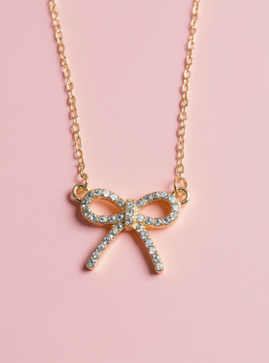 Twinkle Bow Necklace